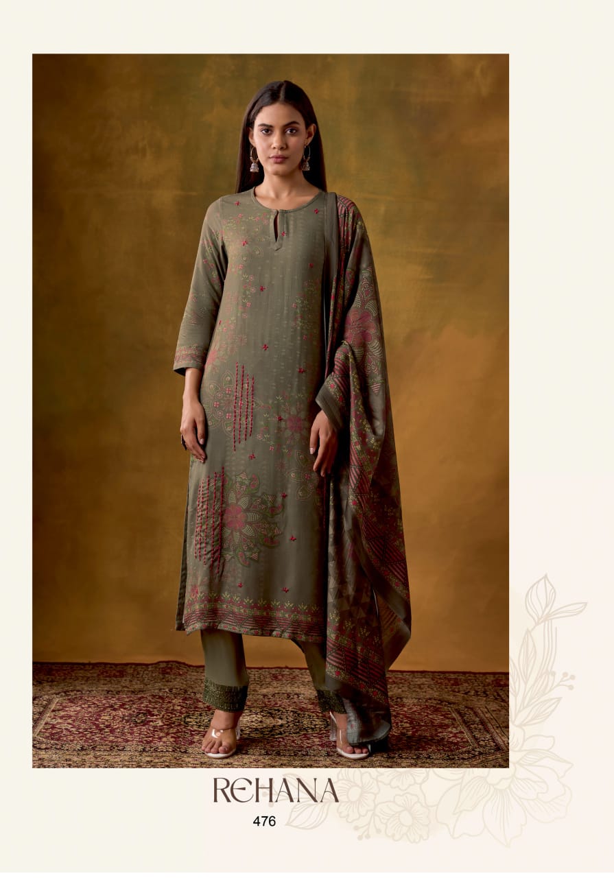 Rehana By Sahiba Staple Twill Printed Dress Material Wholesale Shop In Surat